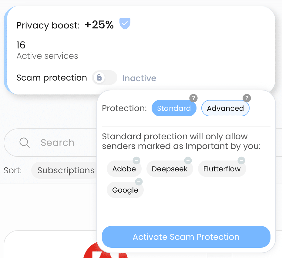 Standard Scam Protection